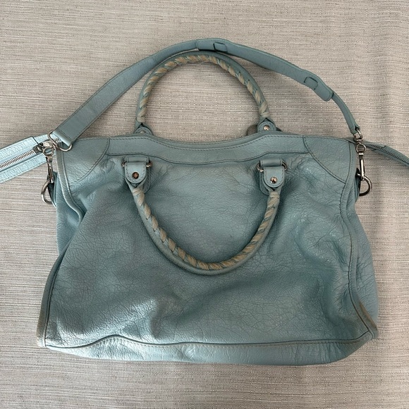 Balenciaga City Handbag in Light Blue - Picture 2 of 9